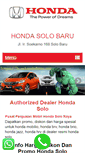 Mobile Screenshot of hondasolobaru.net